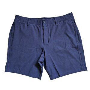 NWT Under Armour Iso-Chill Shorts Men SZ 38 9" Inseam Navy Blue Golf Performance